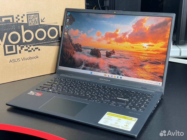 Новый ноутбук ryzen5 7520u озу 16gb