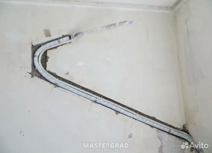 Закладка трассы под кондиционер