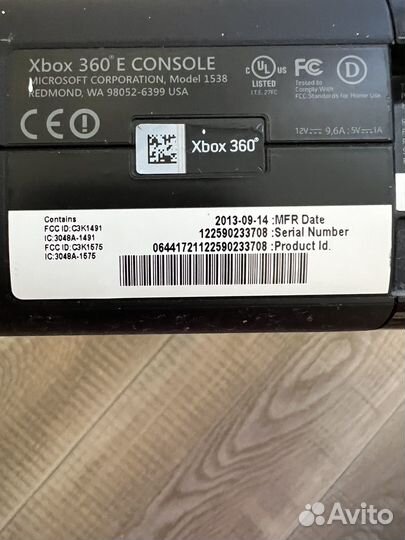Xbox 360 E 4гб/500 гб