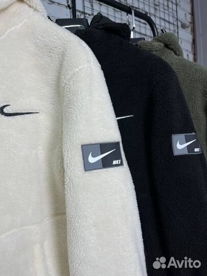 Куртка барашка Nike swoosh