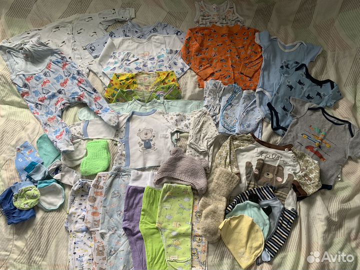 Пакет вещей для новорожденного