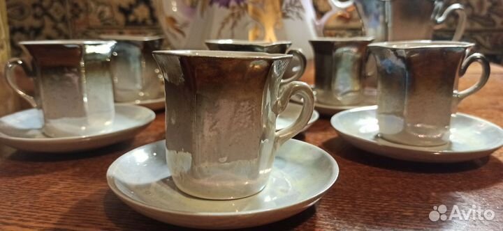 Антикварный фарфоровый сервиз 1950 г СССР