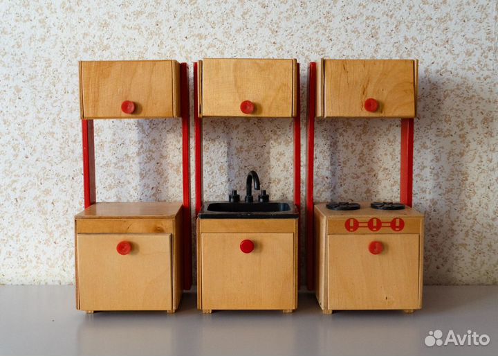 Кукольная кухонная мебель СССР