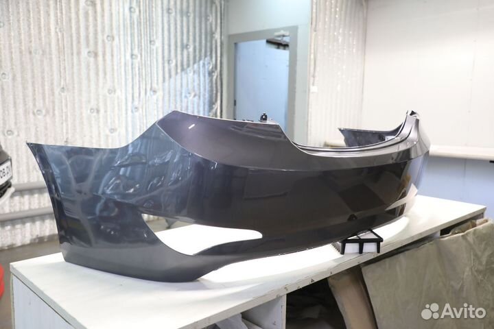 Бампер задний Хендай Солярис 1 2014-2017 SAE серый