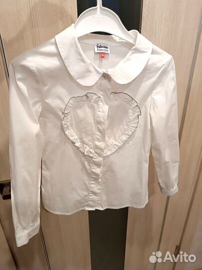 Блузки школьные 122 128