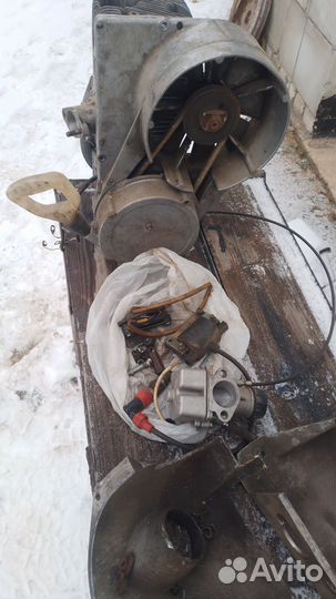 Двигатель от снегохода икар