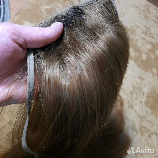 Хвост из натуральных волос