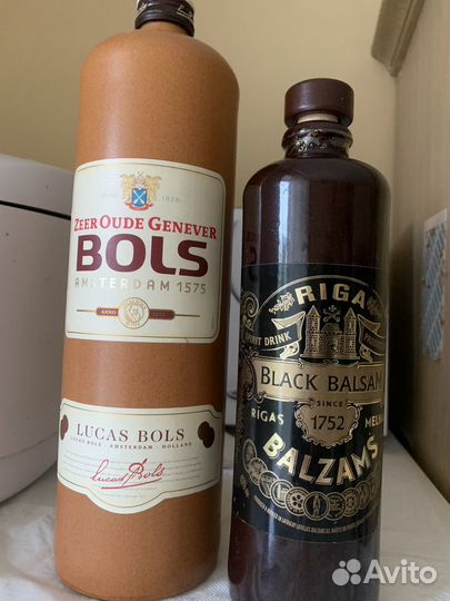 Бутылка от голландского джина, англ джина