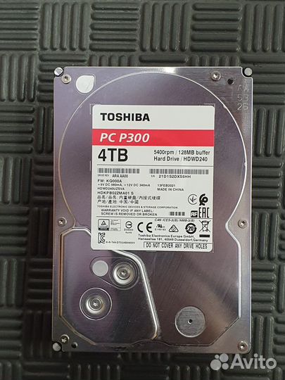 Жесткий диск HDD 4tb