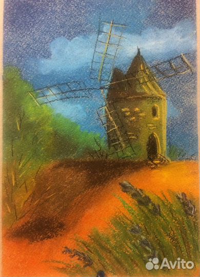 Пастель сухая мягкая