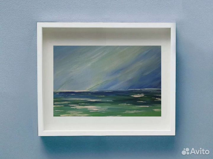 Картина морской пейзаж 10х16