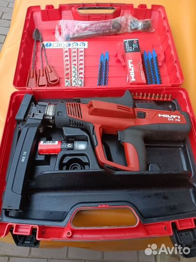 Пороховой монтажный пистолет hilti DX 76