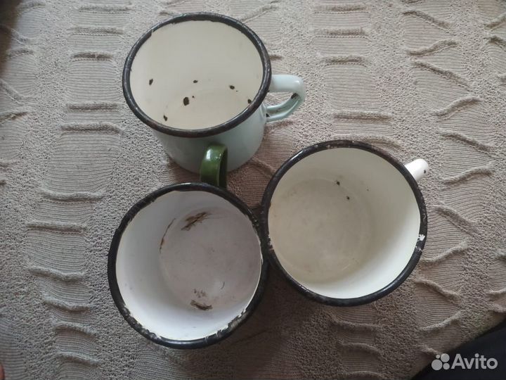 Кружка эмалированная СССР ВОВ