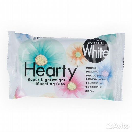 Зефирная самозастывающая глина Hearty 50гр