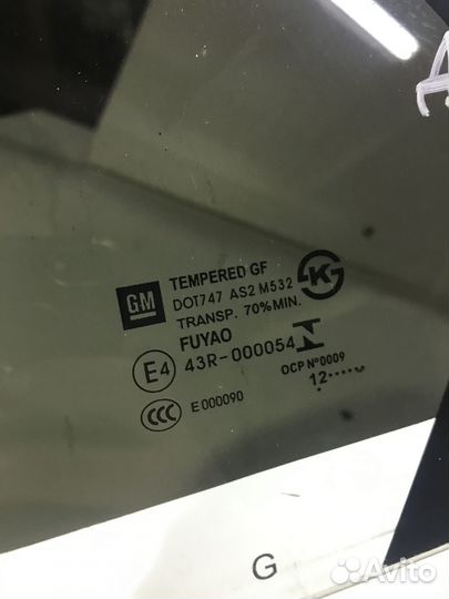 Форточка задняя левая Chevrolet Aveo T300