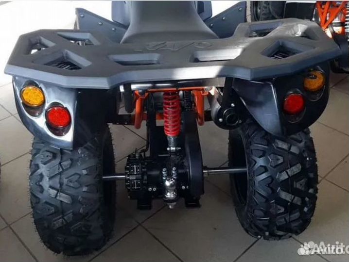 Квадроцикл Kayo Big Bull черно-белый