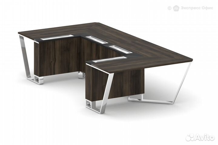 Стол для переговоров П-образный Steel Meet MM-PR.B.SP-07P