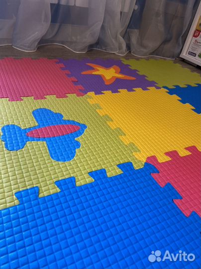 Мягкий коврик пазл