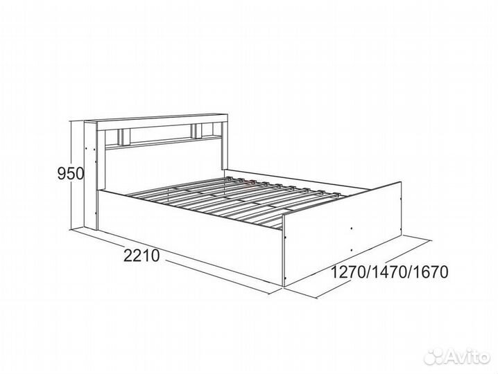 Кровать Ольга 19 Фант