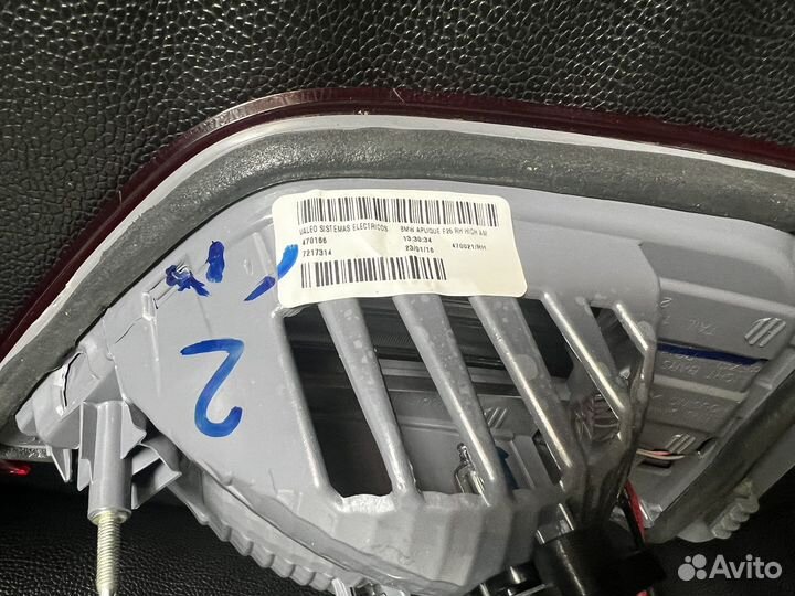 Задние фонари в крышку багажника на BMW X3 F25