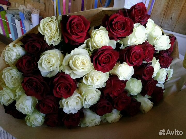 51 роза 60 см