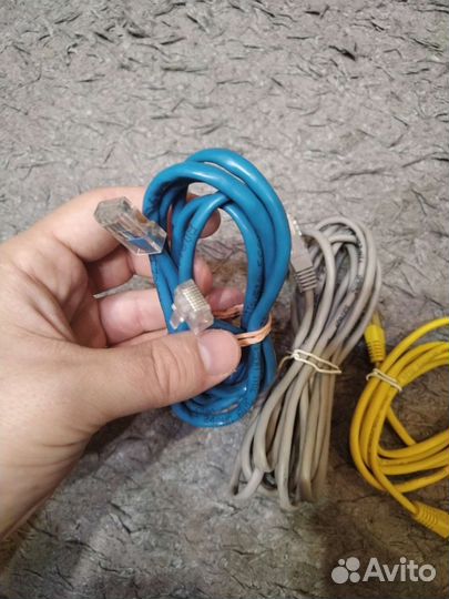 Сетевой кабель для роутера и модема к компьютеру