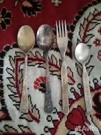 Мельхиоровые ложки СССР