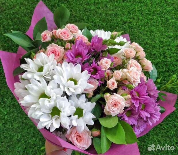 Живые Цветы Розы Букеты с доставкой