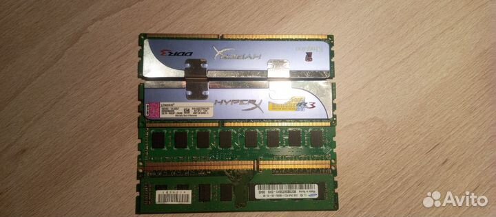 Оперативная память ddr3 4 gb х 4