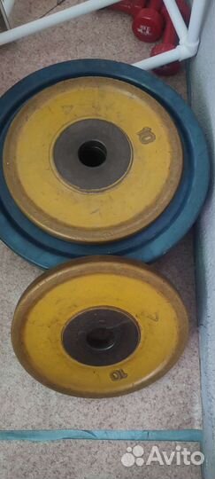 Блины для штанги 25 кг, 20 кг, 10 кг