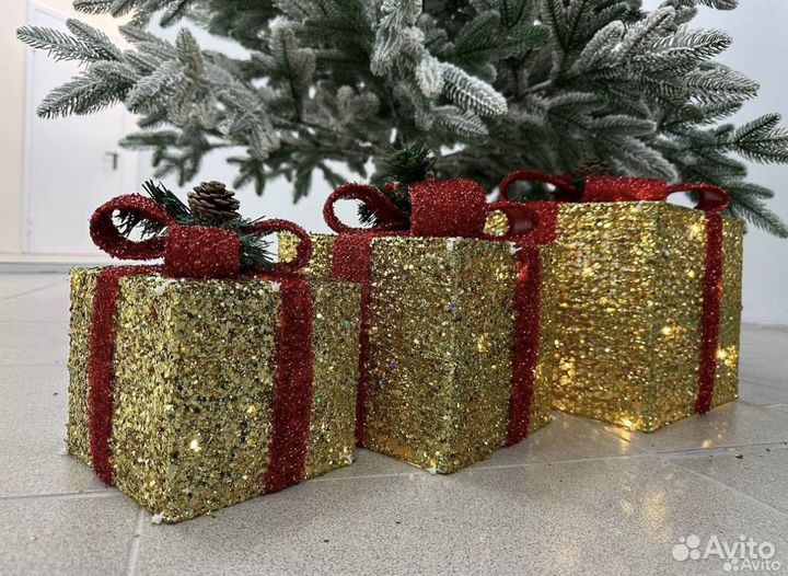 Светящие подарки под елку