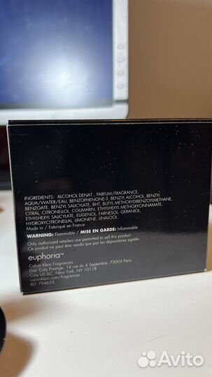 Deep Euphoria Calvin Klein Снятость