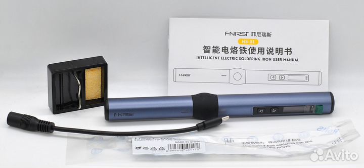 Портативный паяльник Fnirsi HS-01 с бп 65 Вт
