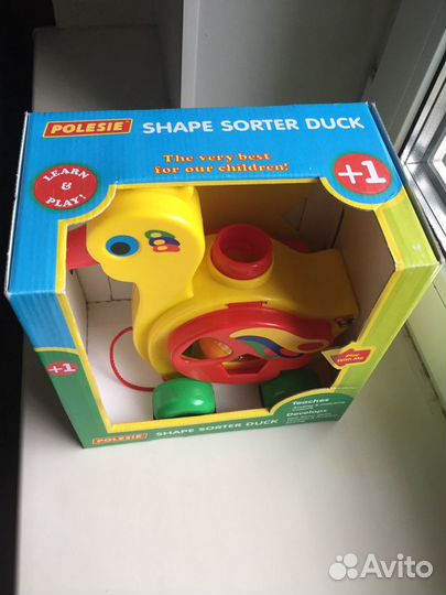 Игрушка- каталка-сортер