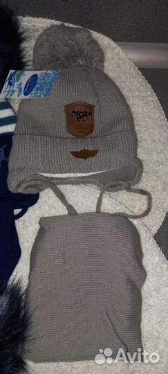 Комплект шапка и шарф