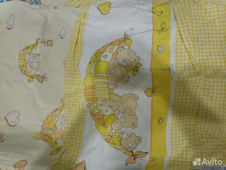 Балдахин + комплект постельного белья, и бортики