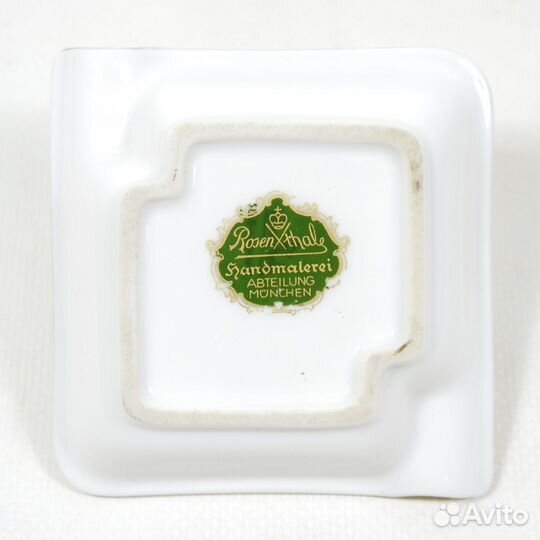 Rosenthal Розенталь пепельница фарфор роспись