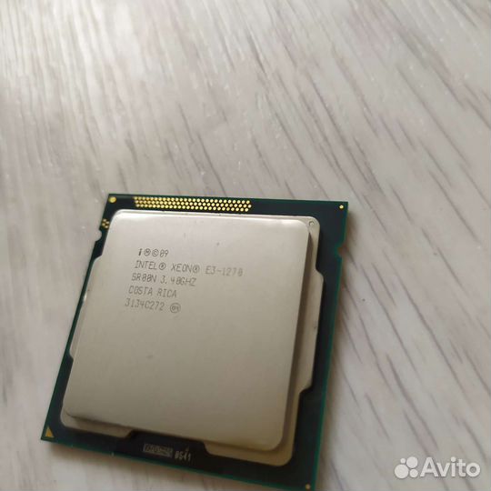 Intel xeon e3 1270 4ядра/8потоков
