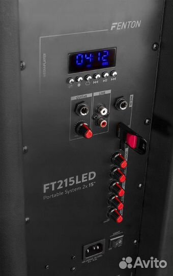 Колонка огромная 1600 Вт 2 х 15