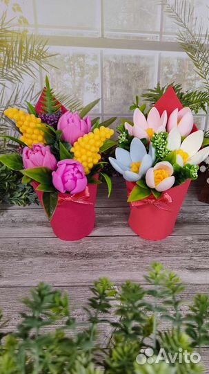 Букет из мыла