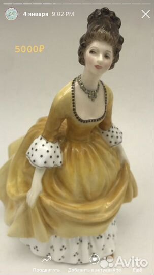 Фарфоровые статуэтки Англия