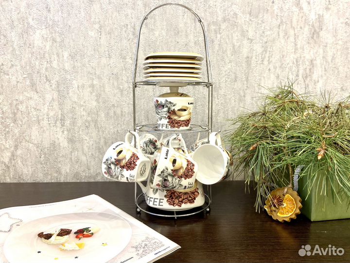 Кофейный подарочный набор на 6 персон