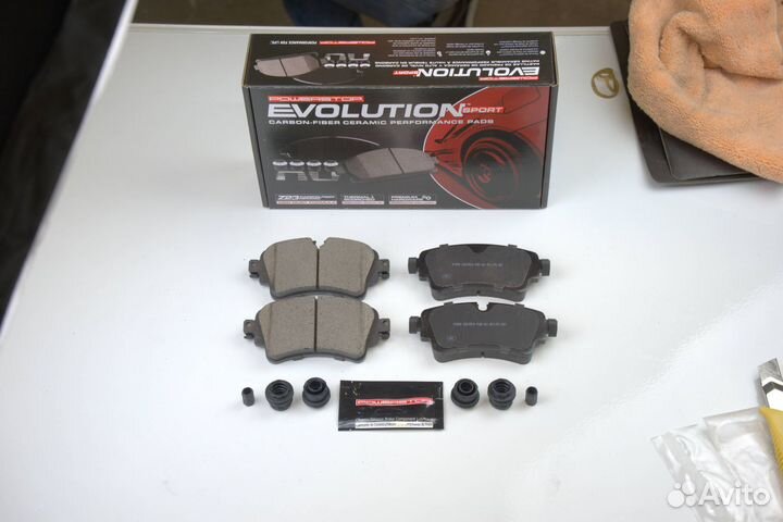 Задние керамические колодки PowerStop на VAG