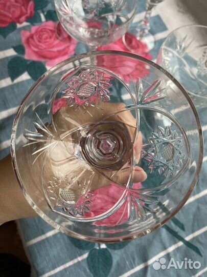 Хрустальные фужеры СССР