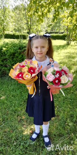 Букеты из конфет