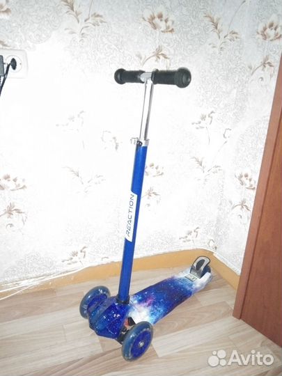 Самокат детский трехколесный б/у