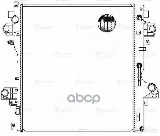 Радиатор охлаждения Toyota Land Cruiser Prado