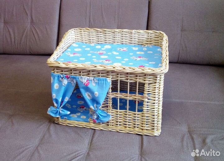 Плетеные домики для кошек