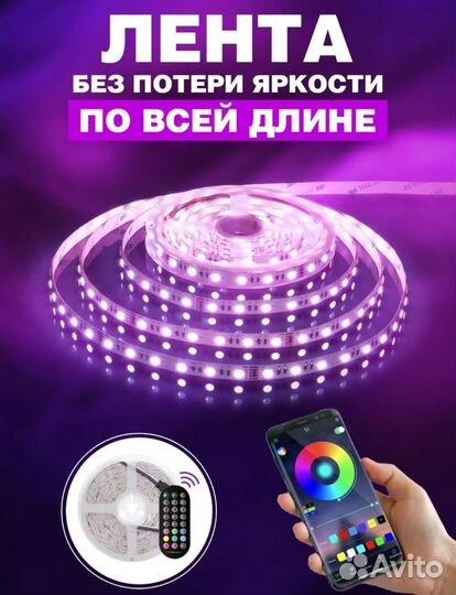 Светодиодная лента rgb 20 метров