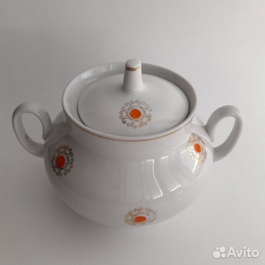 Сахарница фарфор СССР, завод 